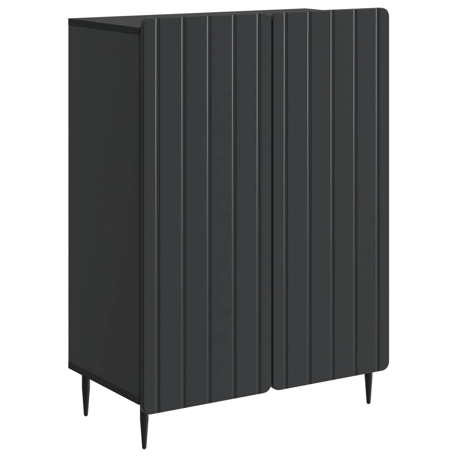 Kabalas Juoda 66 x 34,5 x 92 cm Apdirbta mediena