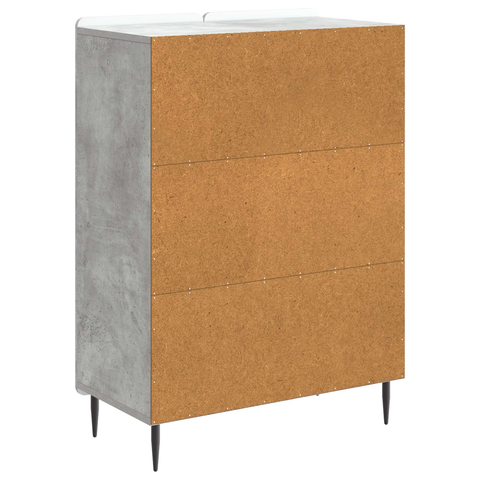 Kabalas Betono pilka 66 x 34,5 x 92 cm Apdirbta mediena