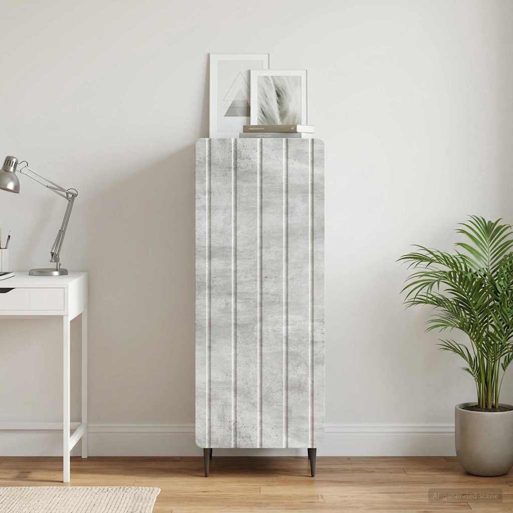 Kabalas Betono pilka 34,5 x 33 x 92 cm Apdirbta mediena