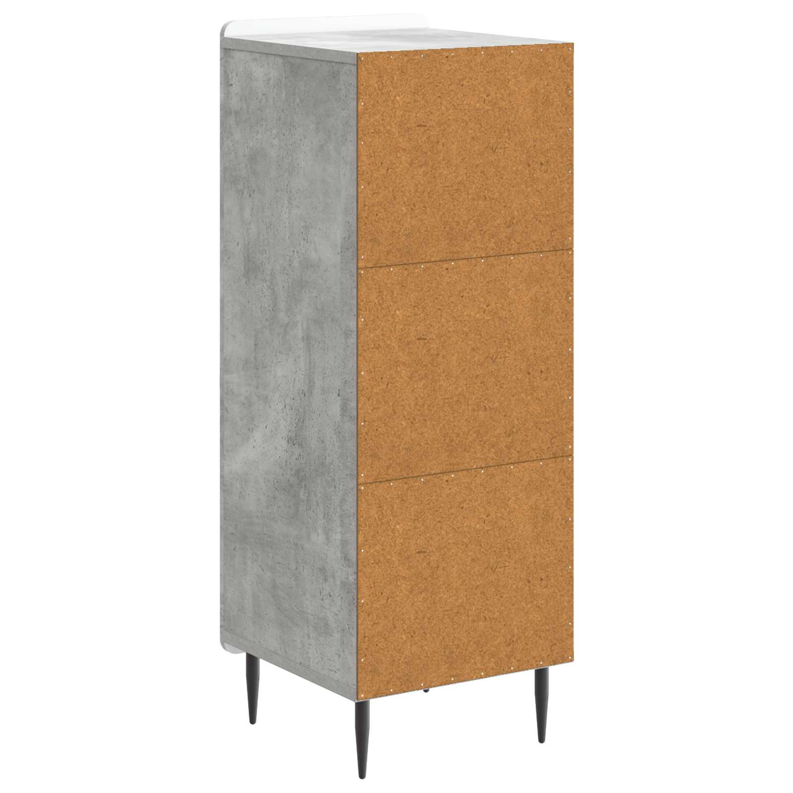 Kabalas Betono pilka 34,5 x 33 x 92 cm Apdirbta mediena