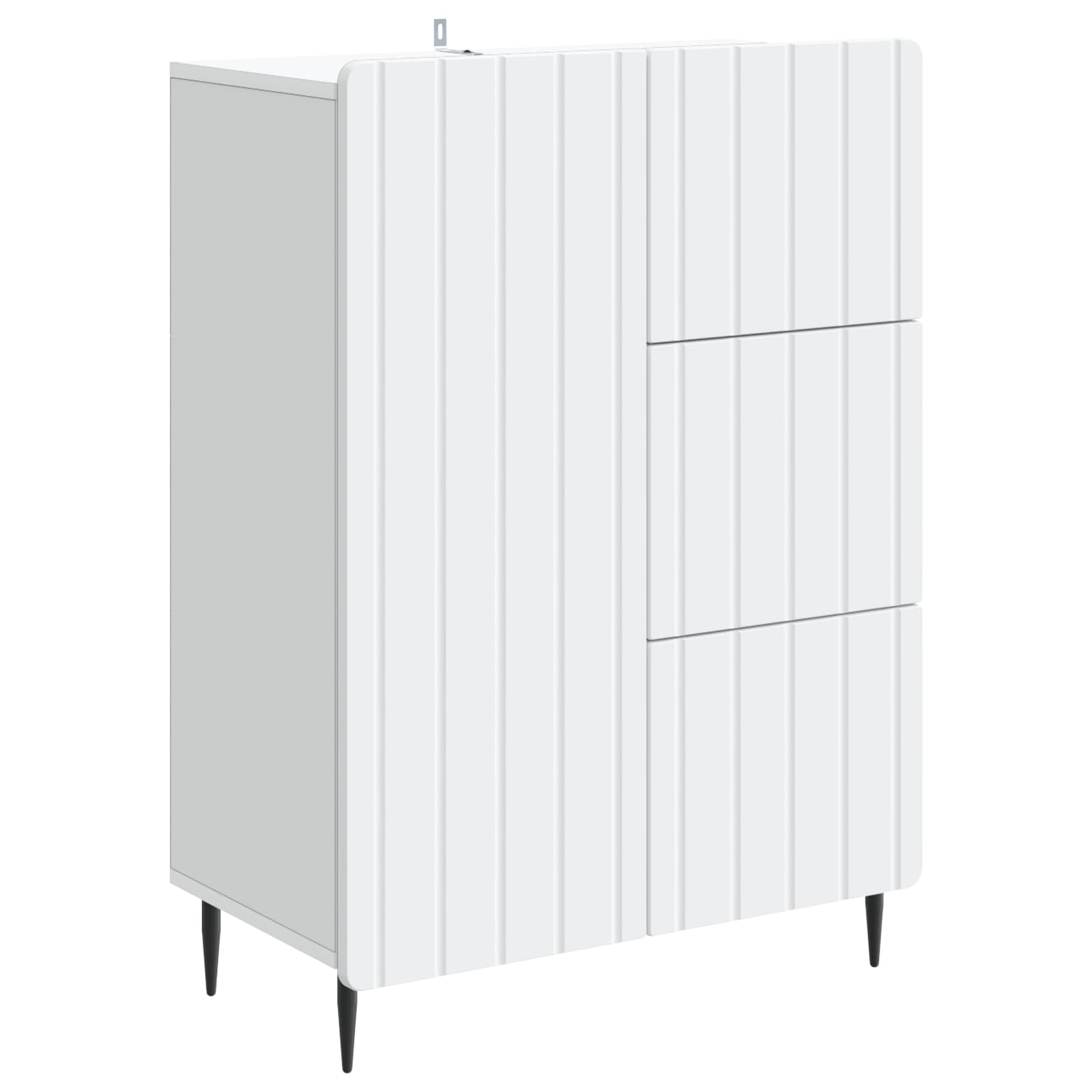Kabalas su stalčių Balta 66 x 34,5 x 91,5 cm Apdirbta mediena