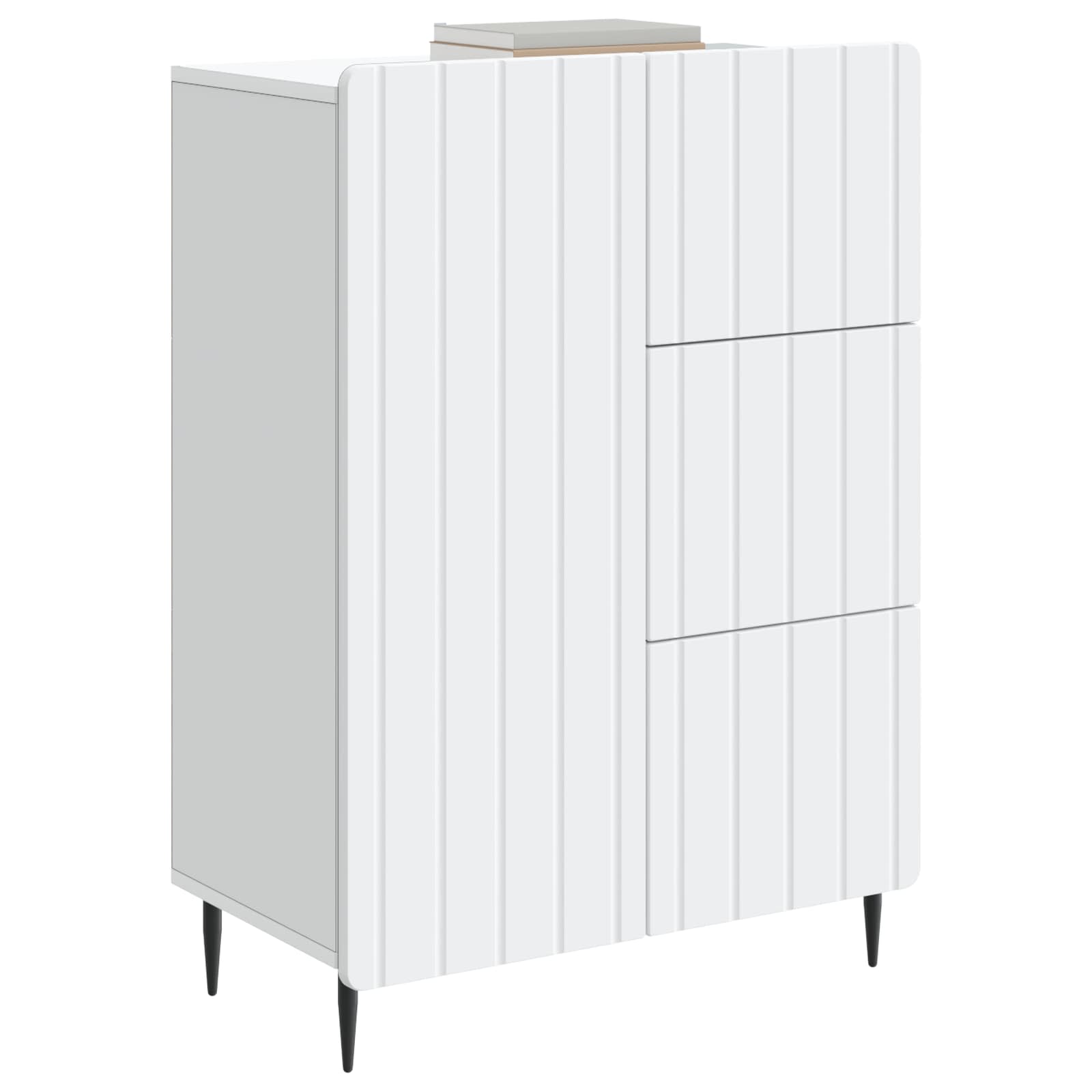 Kabalas su stalčių Balta 66 x 34,5 x 91,5 cm Apdirbta mediena