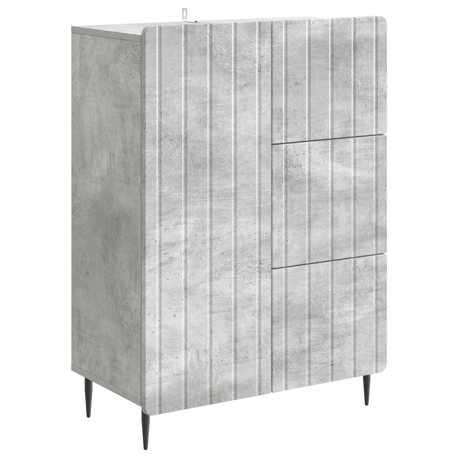 Kabalas Betono pilka 66 x 34,5 x 91,5 cm Apdirbta mediena