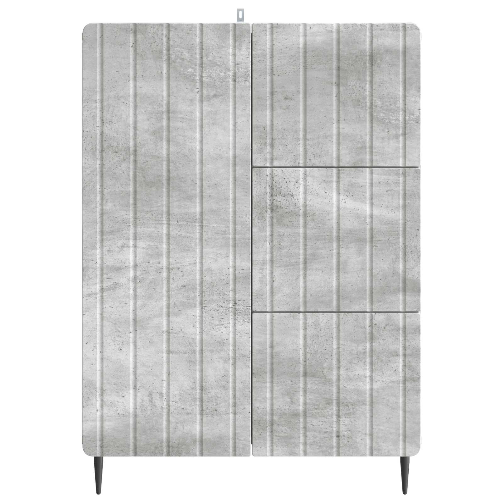 Kabalas Betono pilka 66 x 34,5 x 91,5 cm Apdirbta mediena