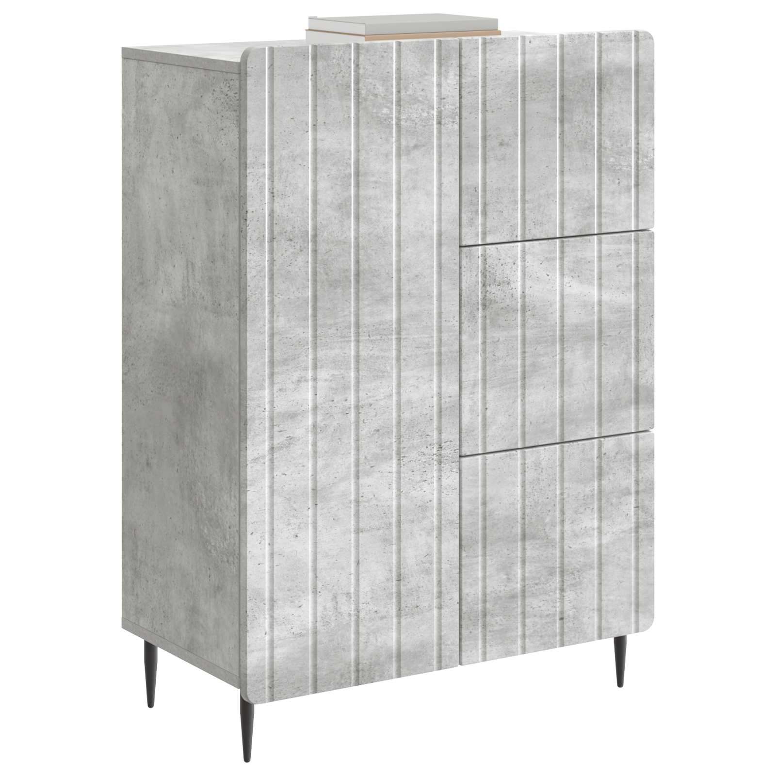 Kabalas Betono pilka 66 x 34,5 x 91,5 cm Apdirbta mediena