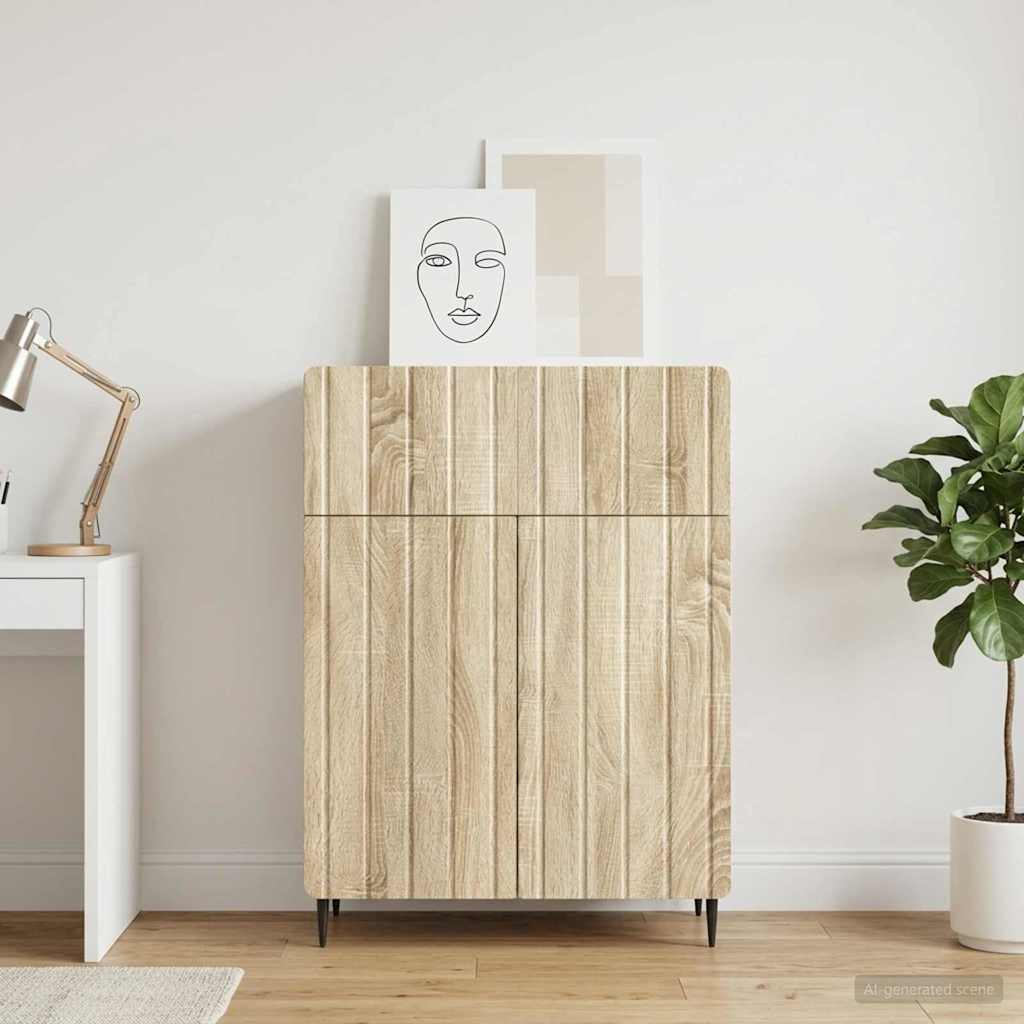 Kabalas Sonoma ąžuolas 66 x 34,5 x 92 cm Apdirbta mediena
