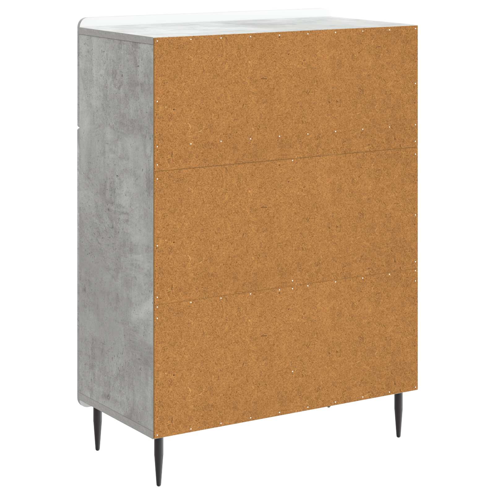 Kabalas Betono pilka 66 x 34,5 x 92 cm Apdirbta mediena