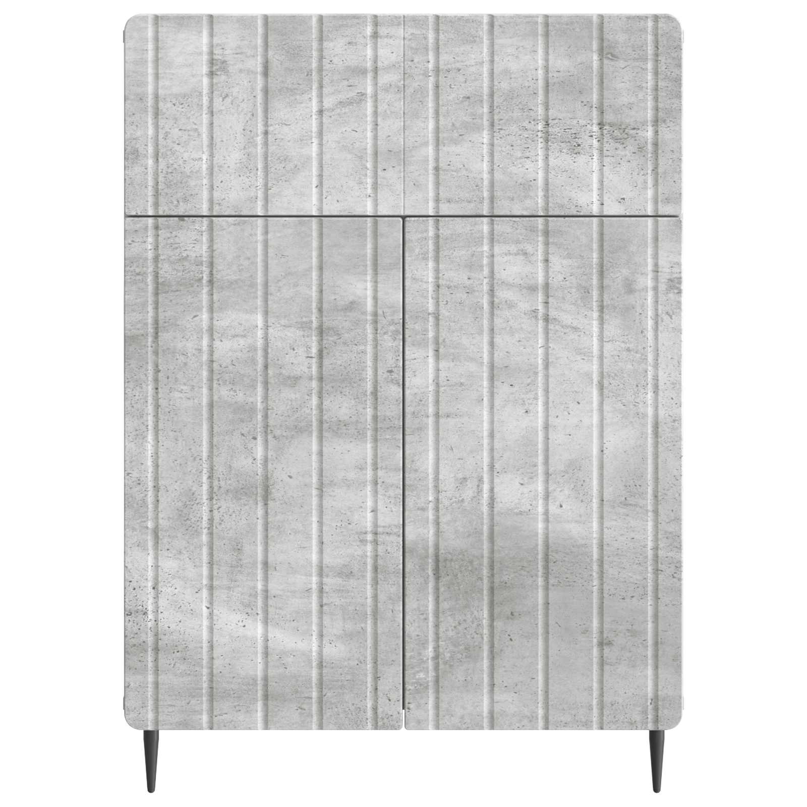 Kabalas Betono pilka 66 x 34,5 x 92 cm Apdirbta mediena