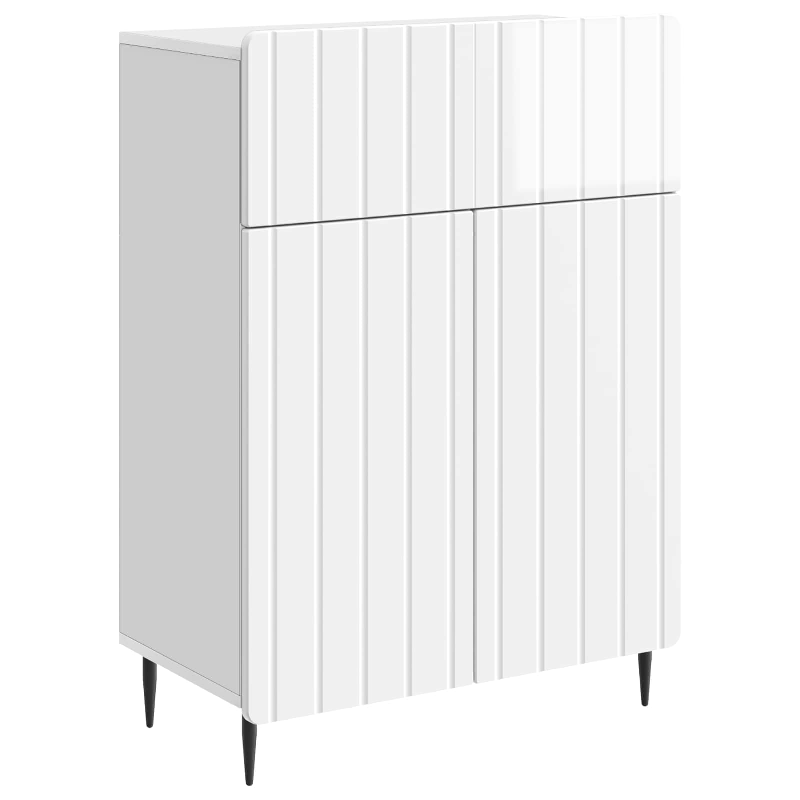 Kabalas Itin blizgi balta 66 x 34,5 x 92 cm Apdirbta mediena