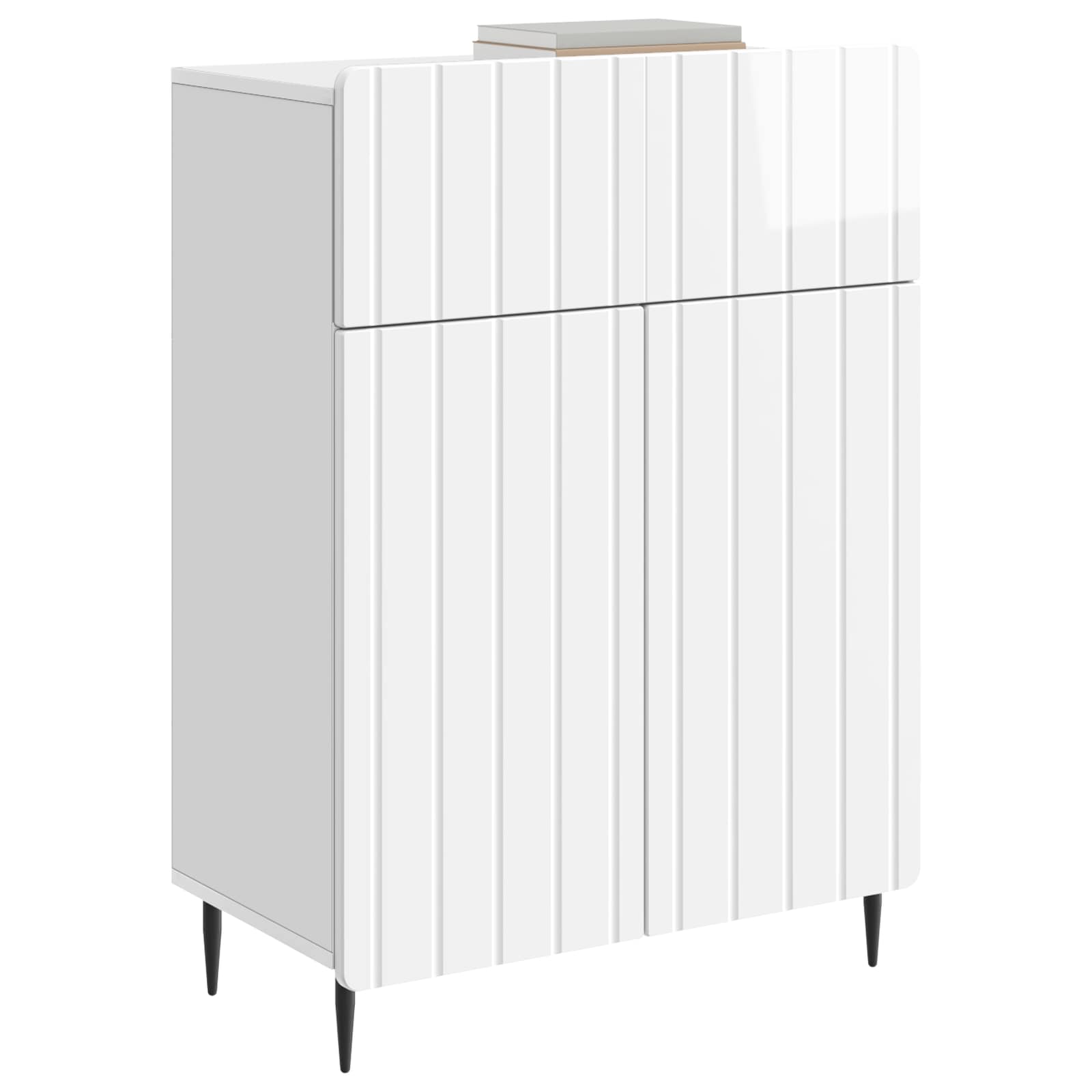 Kabalas Itin blizgi balta 66 x 34,5 x 92 cm Apdirbta mediena
