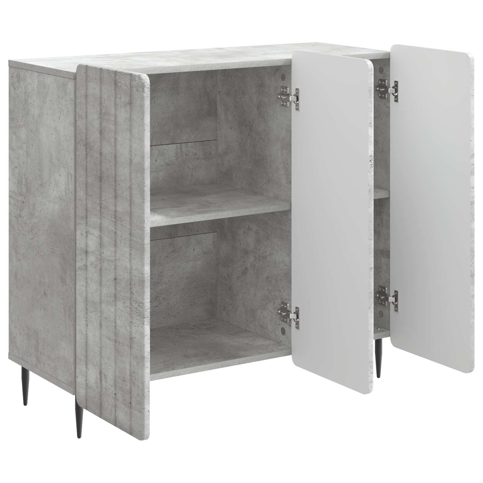 Kabalas Betono pilka 89 x 34,5 x 82 cm Apdirbta mediena