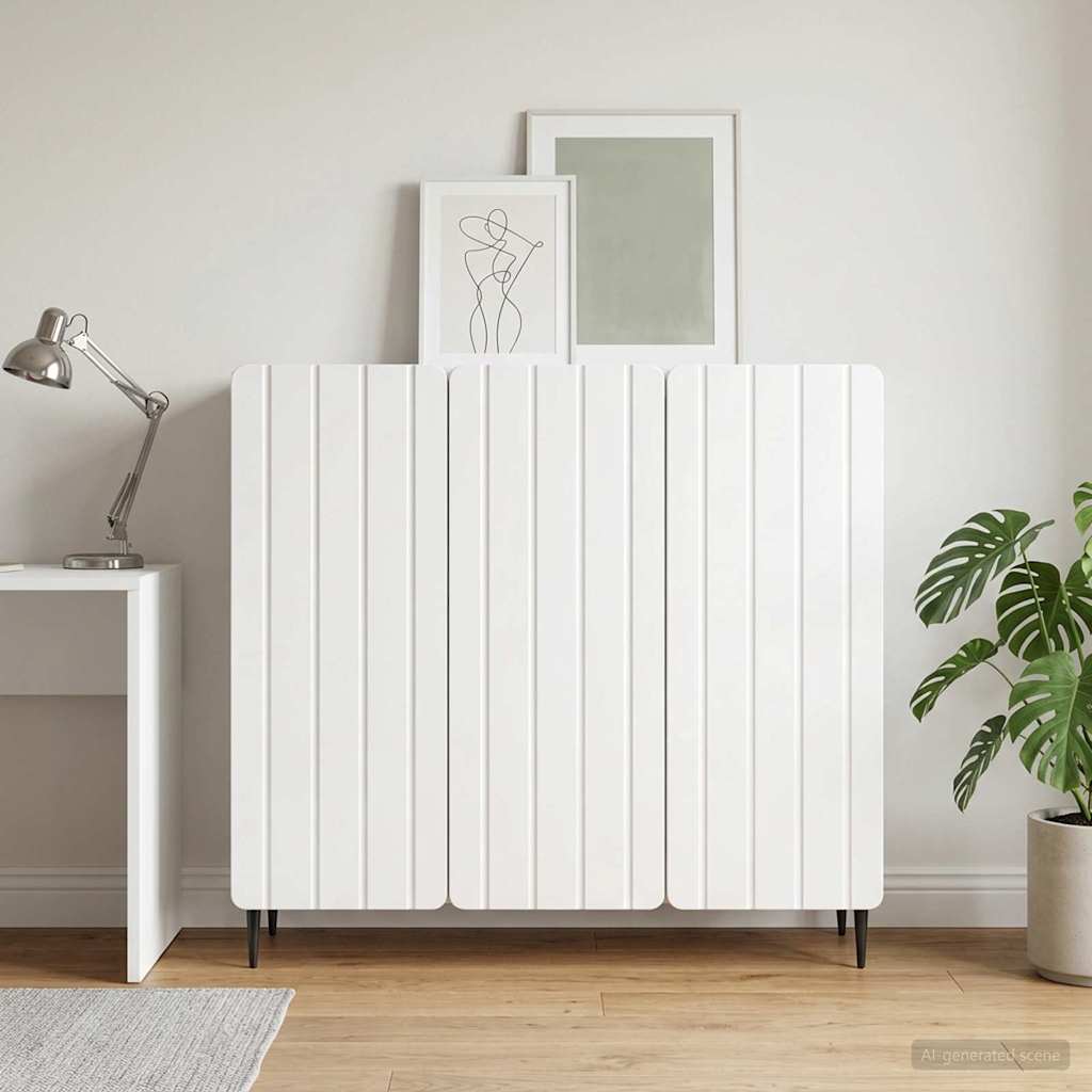 Kabalas Itin blizgi balta 89 x 34,5 x 82 cm Apdirbta mediena