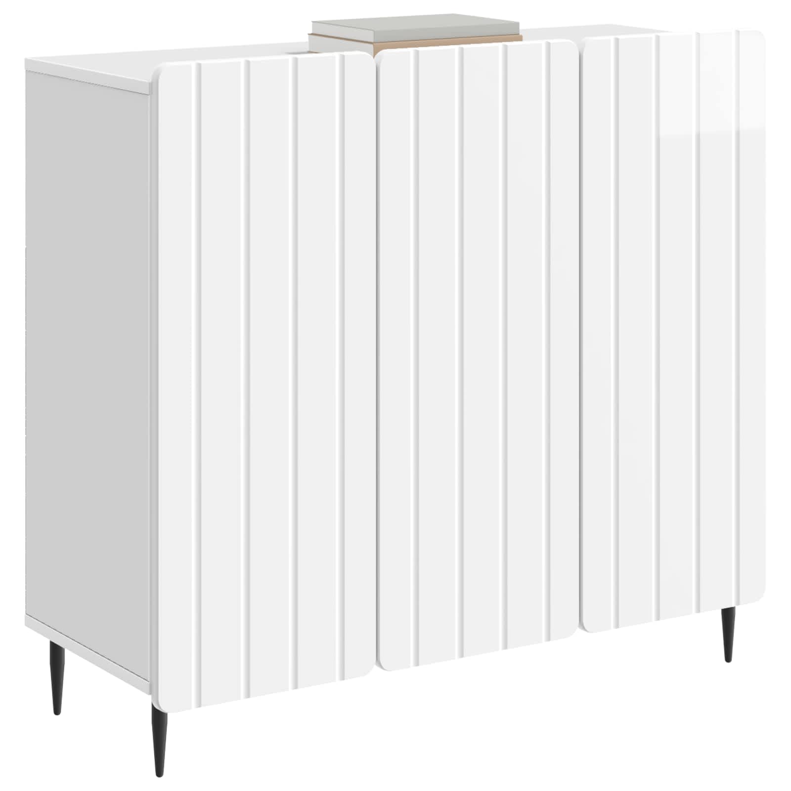 Kabalas Itin blizgi balta 89 x 34,5 x 82 cm Apdirbta mediena