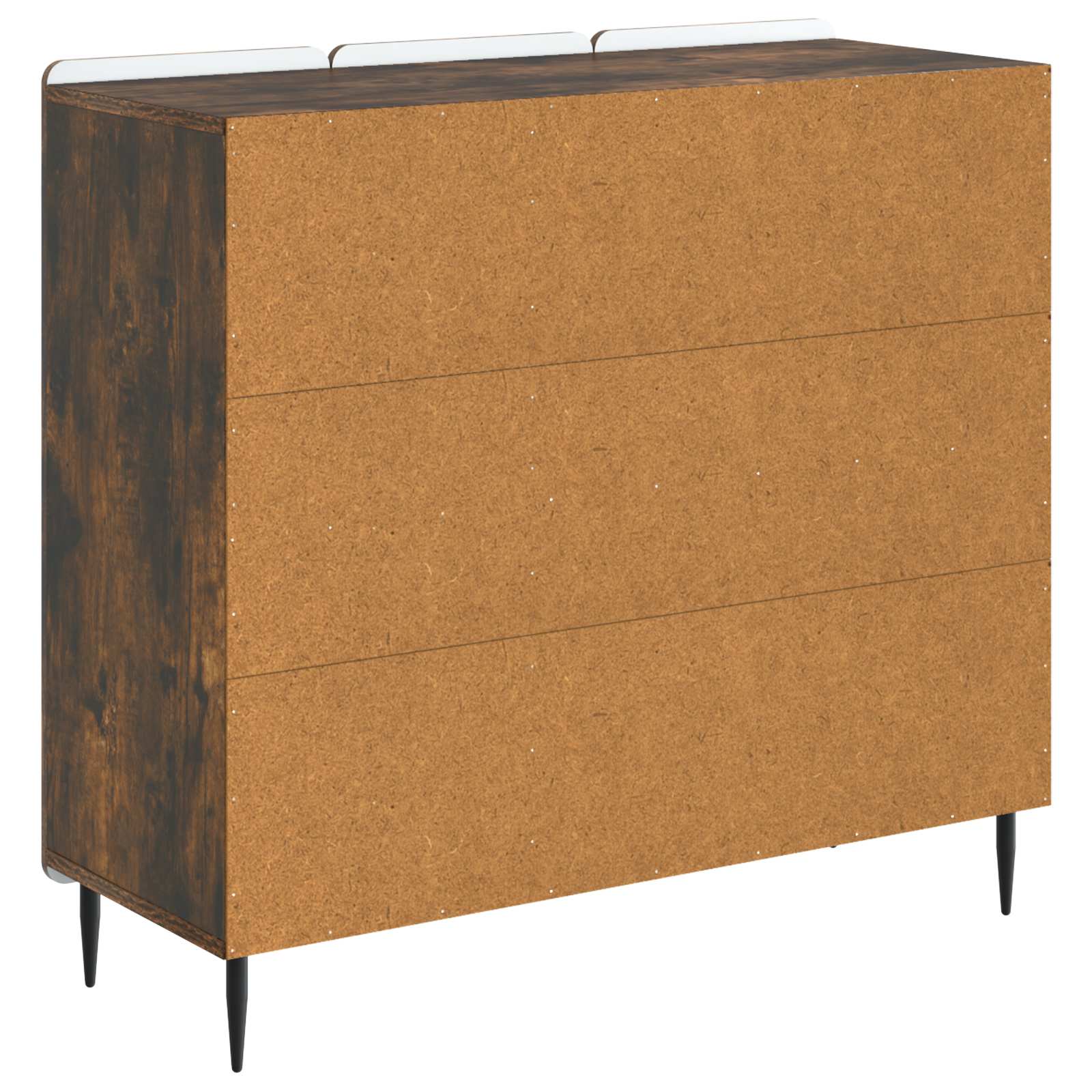 Kumode Dūmu ozols 89 x 34,5 x 82 cm Apstrādāta koksne