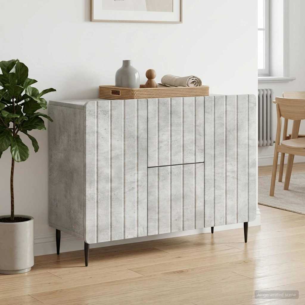 Kabalas Betona pelēks 89 x 34,5 x 62 cm Apstrādāta koksne
