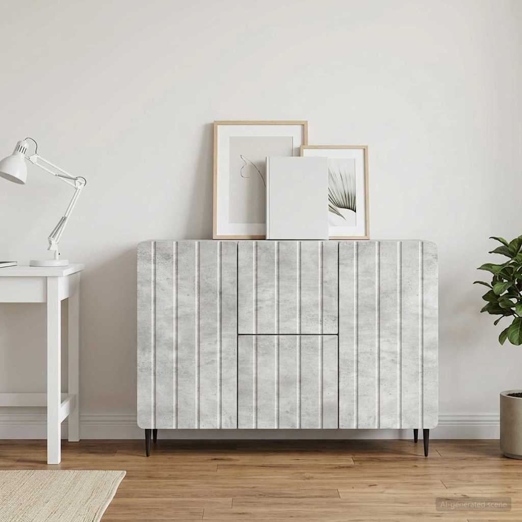 Kabalas Betona pelēks 89 x 34,5 x 62 cm Apstrādāta koksne