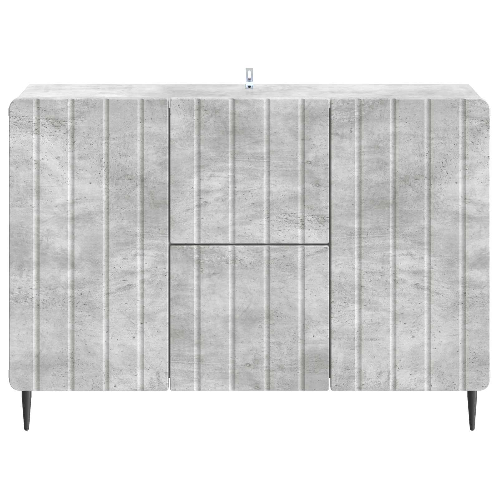 Kabalas Betona pelēks 89 x 34,5 x 62 cm Apstrādāta koksne