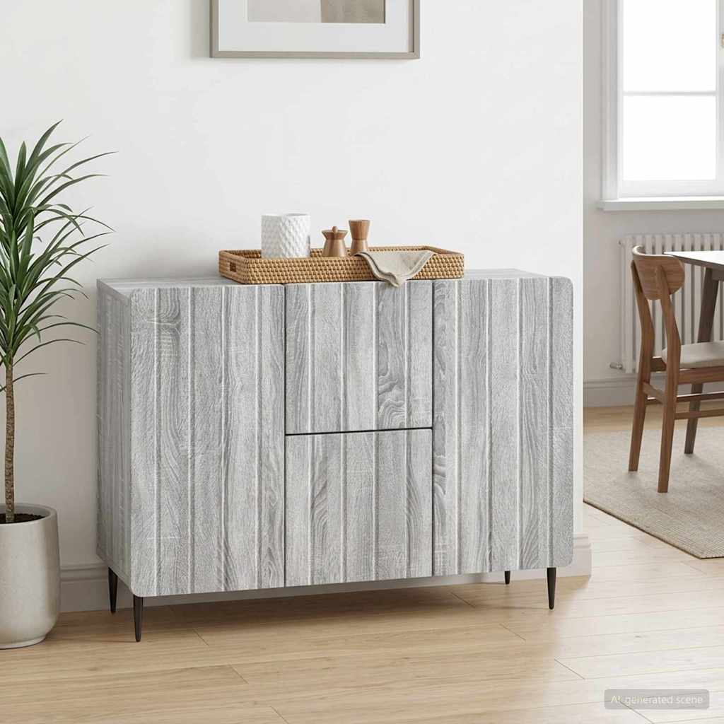 Kabalas pelēkā ozola sonoma 89 x 34,5 x 62 cm Apstrādāta koksne