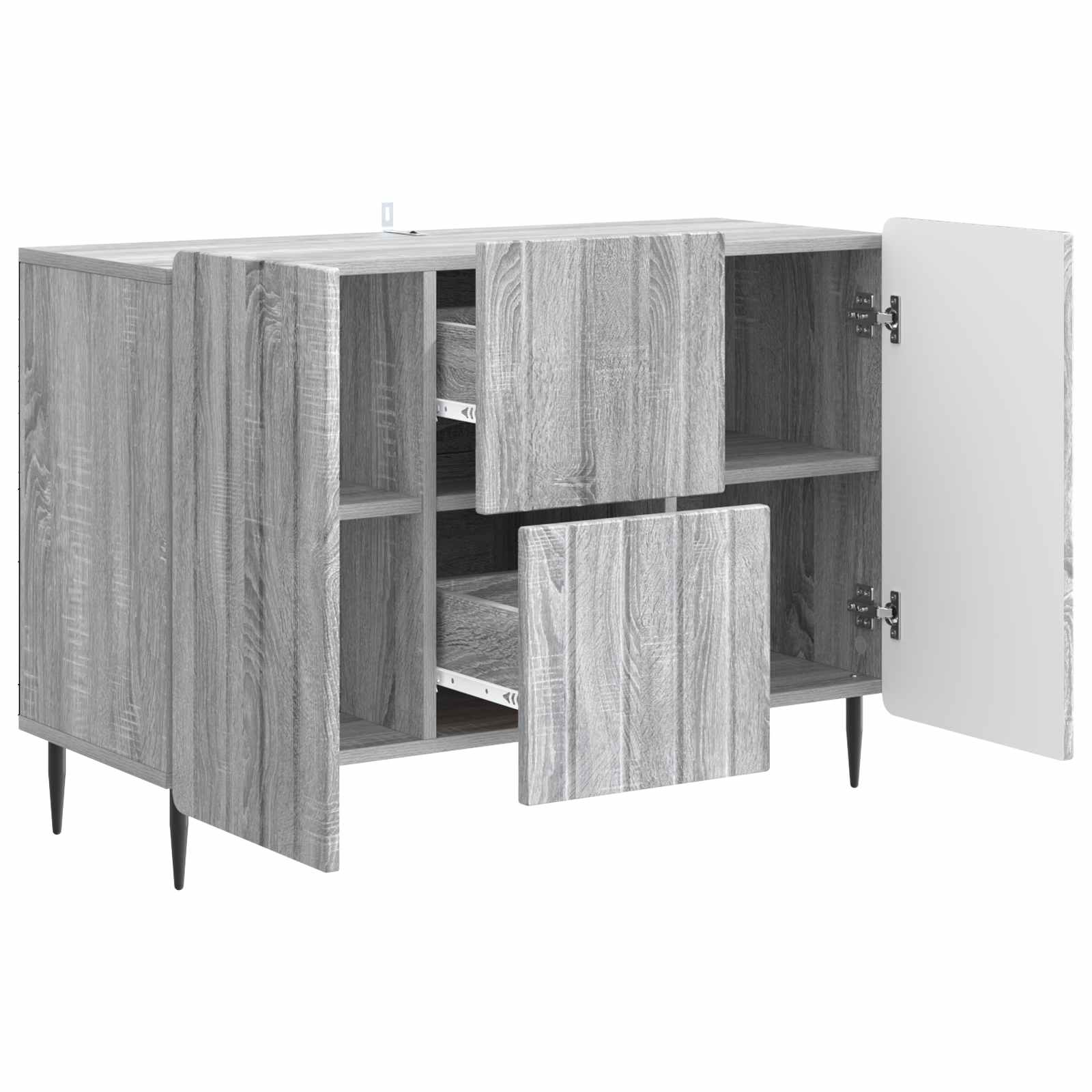 Kabalas pelēkā ozola sonoma 89 x 34,5 x 62 cm Apstrādāta koksne