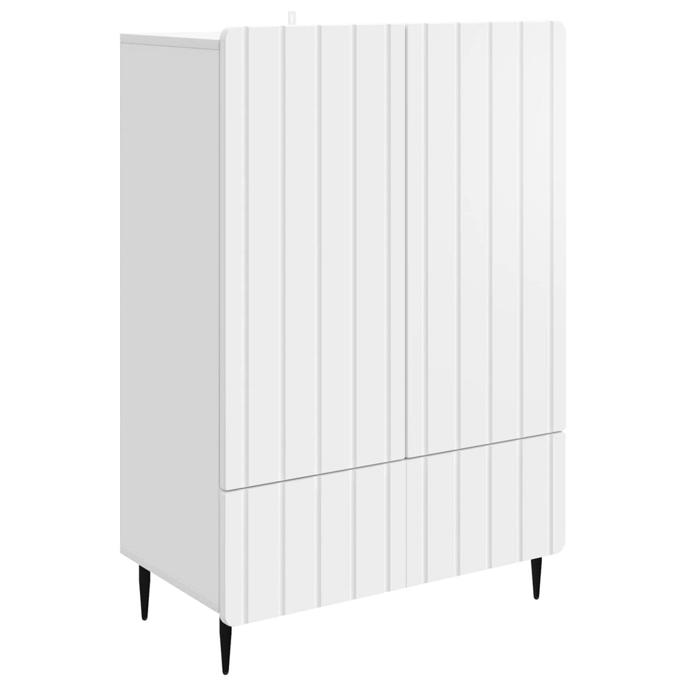 Kabalas su stalčių Balta 66 x 34,5 x 97 cm Apdirbta mediena