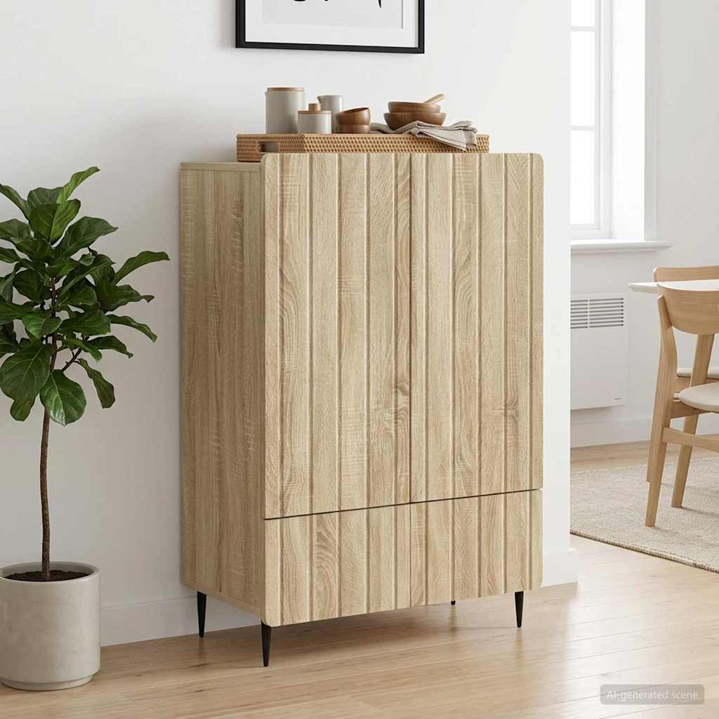 Kumode Sonoma ozols 66 x 34,5 x 97 cm Inženierijas koksne