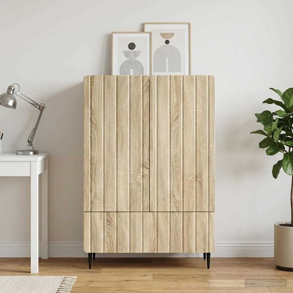 Kumode Sonoma ozols 66 x 34,5 x 97 cm Inženierijas koksne