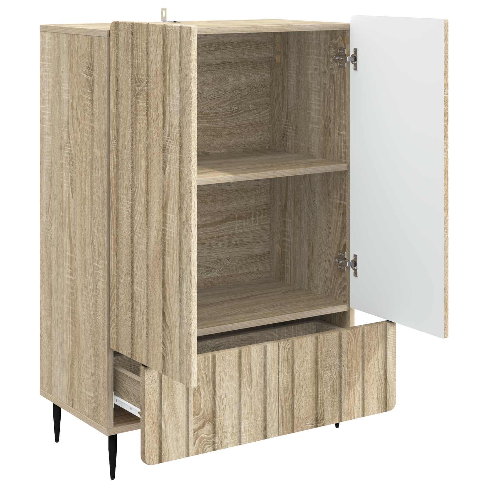 Kumode Sonoma ozols 66 x 34,5 x 97 cm Inženierijas koksne