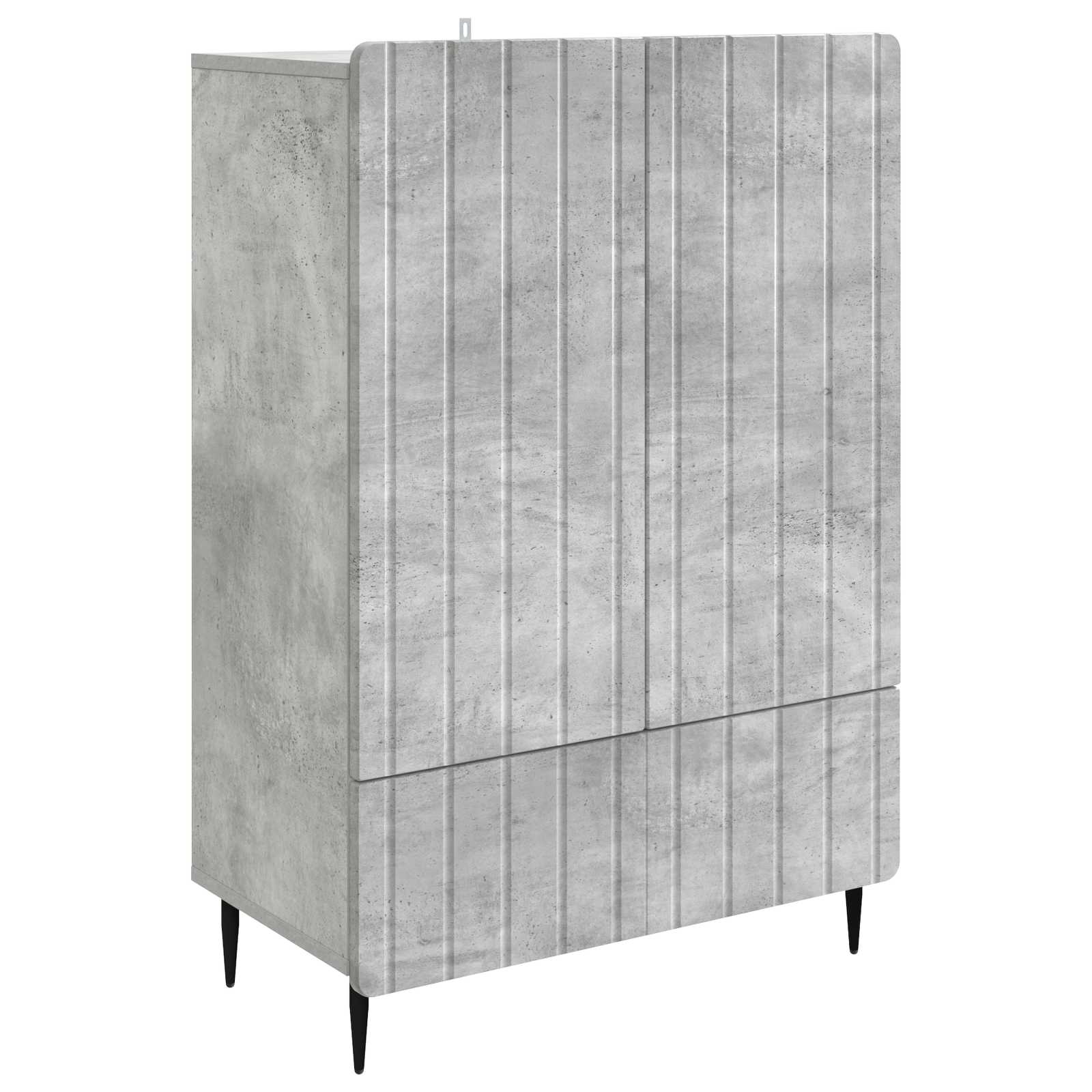 Kabalas Betono pilka 66 x 34,5 x 97 cm Apdirbta mediena