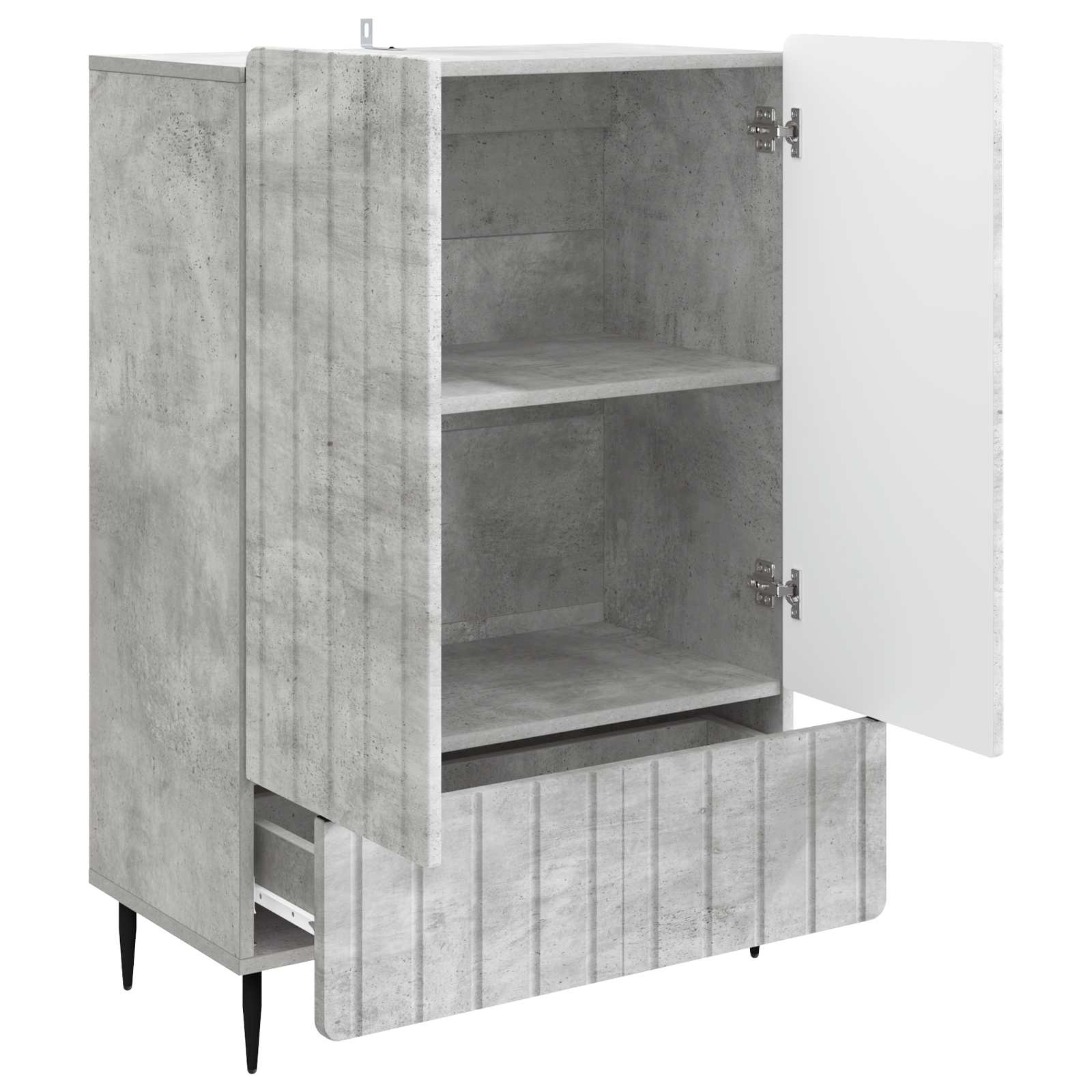 Kabalas Betono pilka 66 x 34,5 x 97 cm Apdirbta mediena