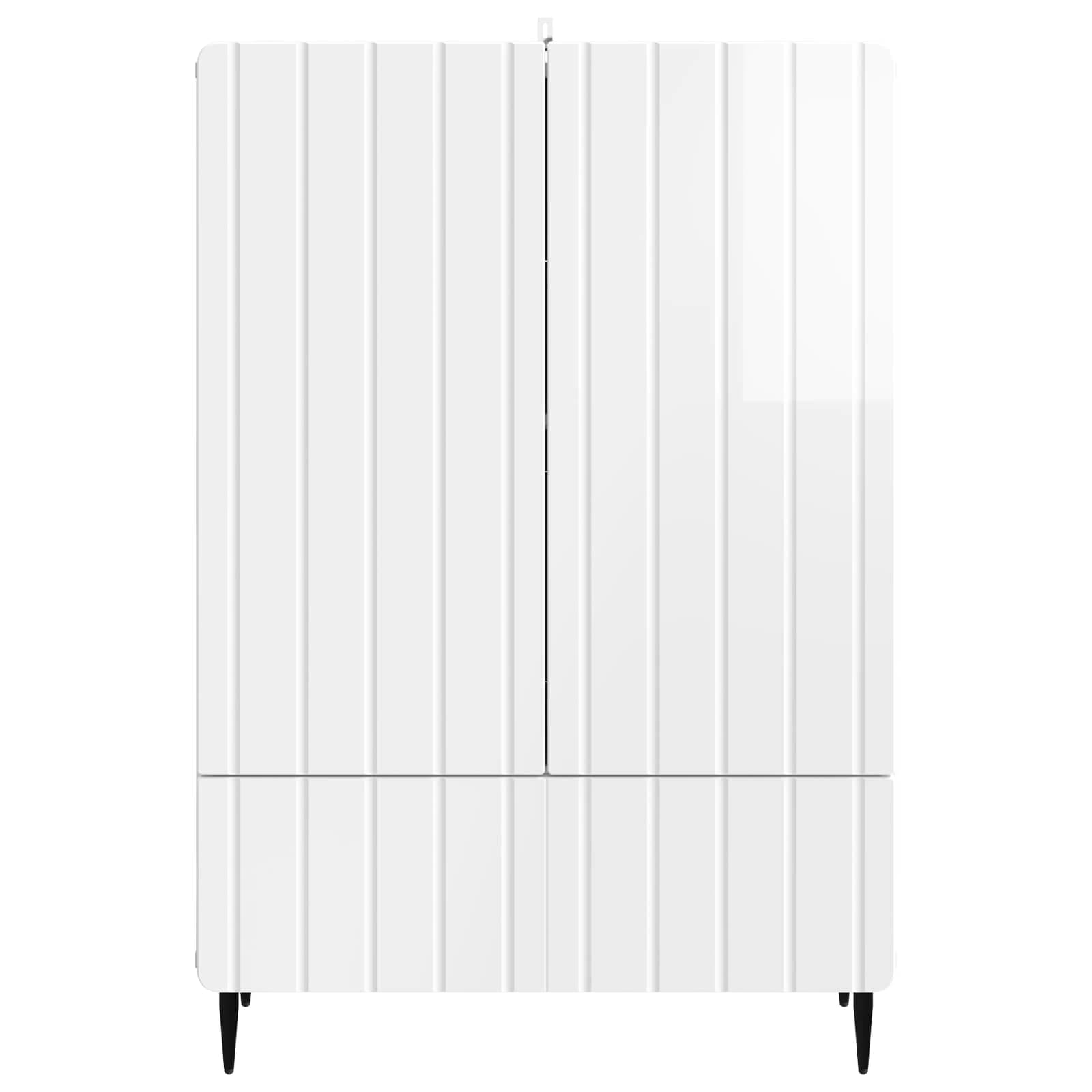 Kabalas Itin blizgi balta 66 x 34,5 x 97 cm Apdirbta mediena