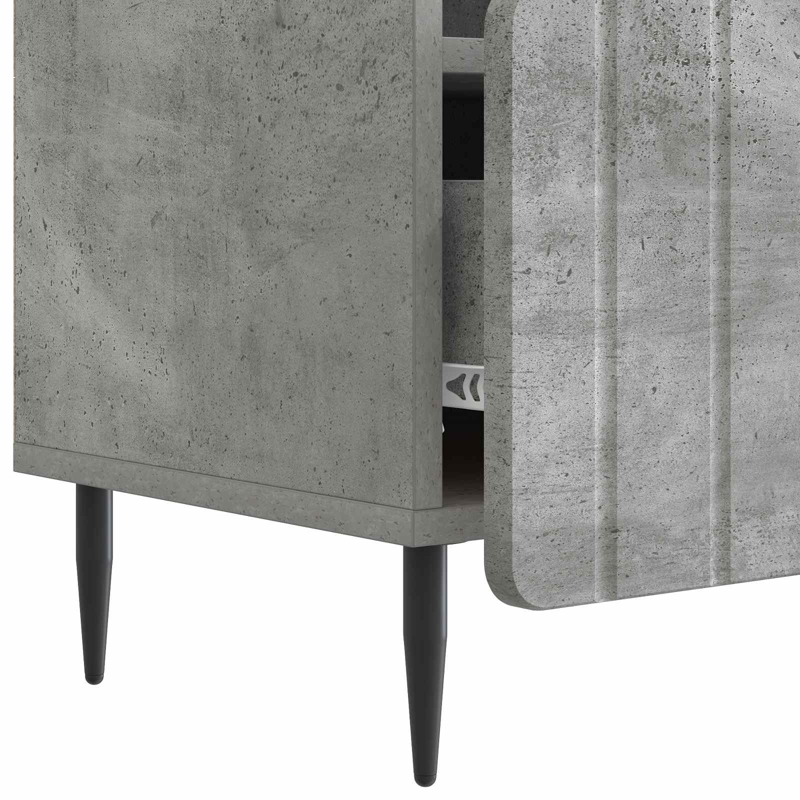 Televizoriaus spintelė Betono pilka 102 x 34,5 x 50 cm