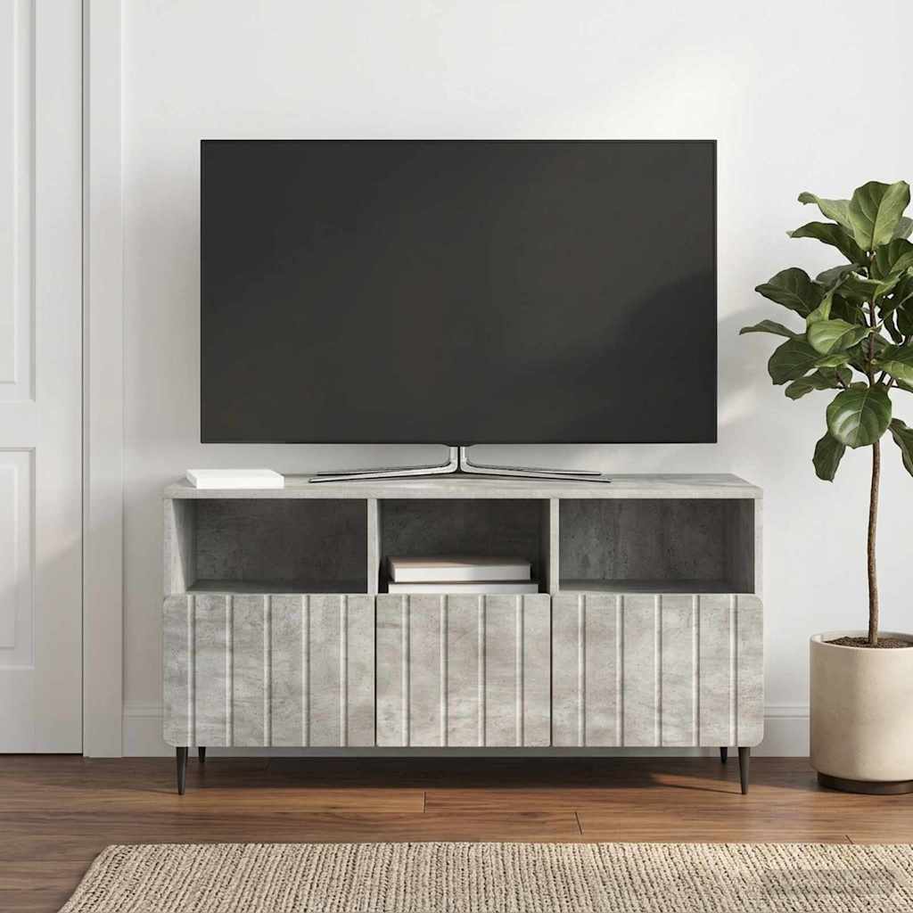 Televizoriaus spintelė Betono pilka 102 x 34,5 x 50 cm