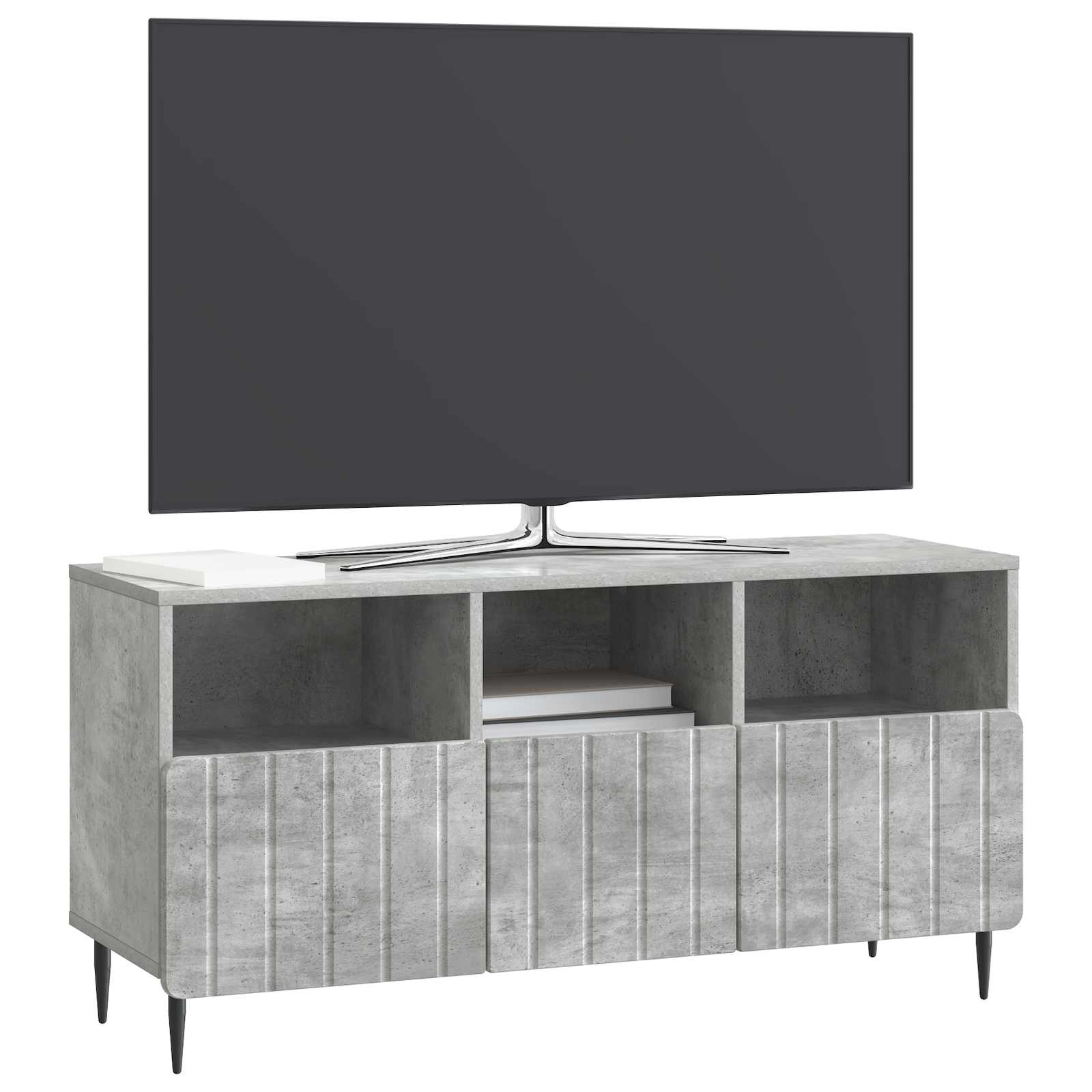 Televizoriaus spintelė Betono pilka 102 x 34,5 x 50 cm