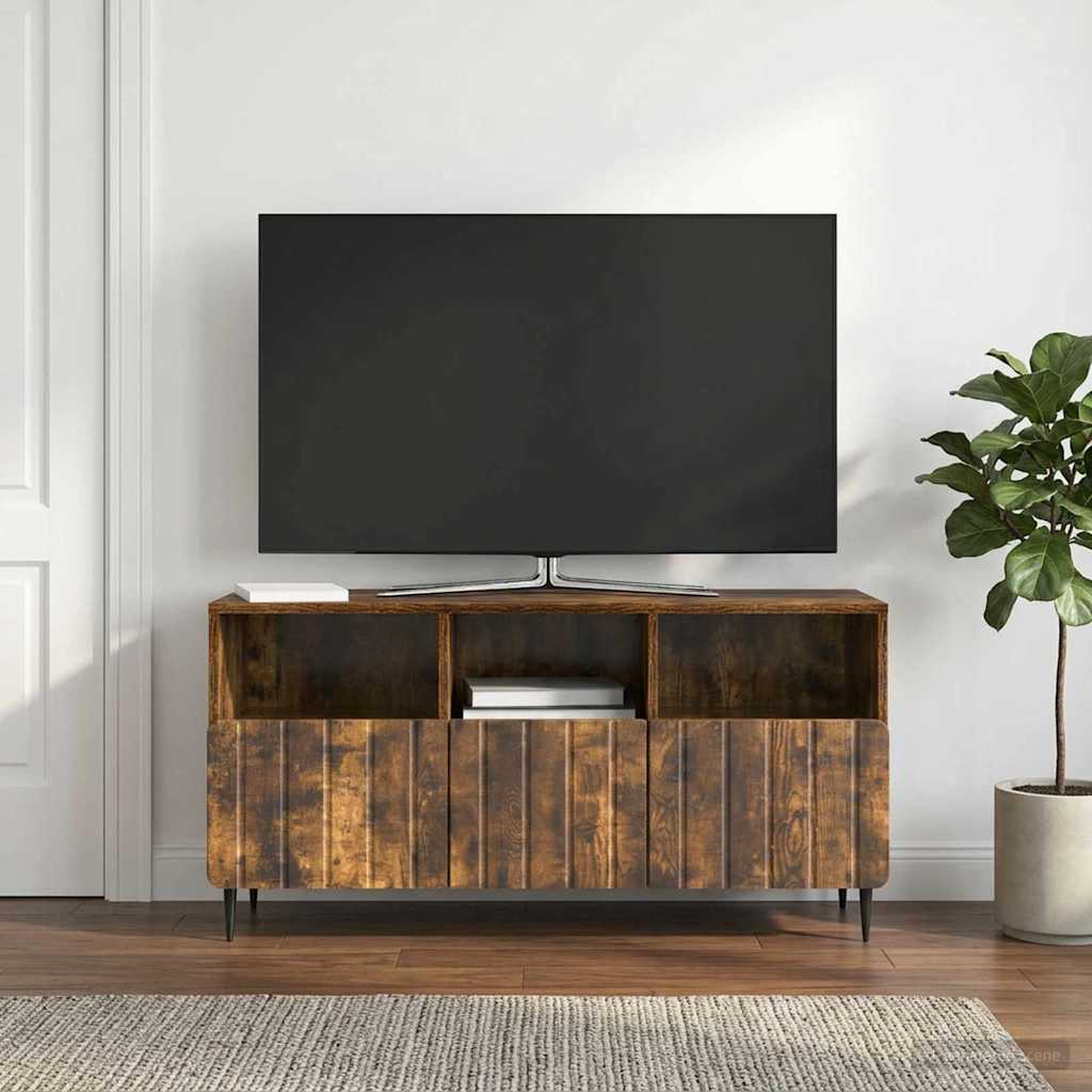 TV skapītis dūmu krāsas ozols 102 x 34,5 x 50 cm
