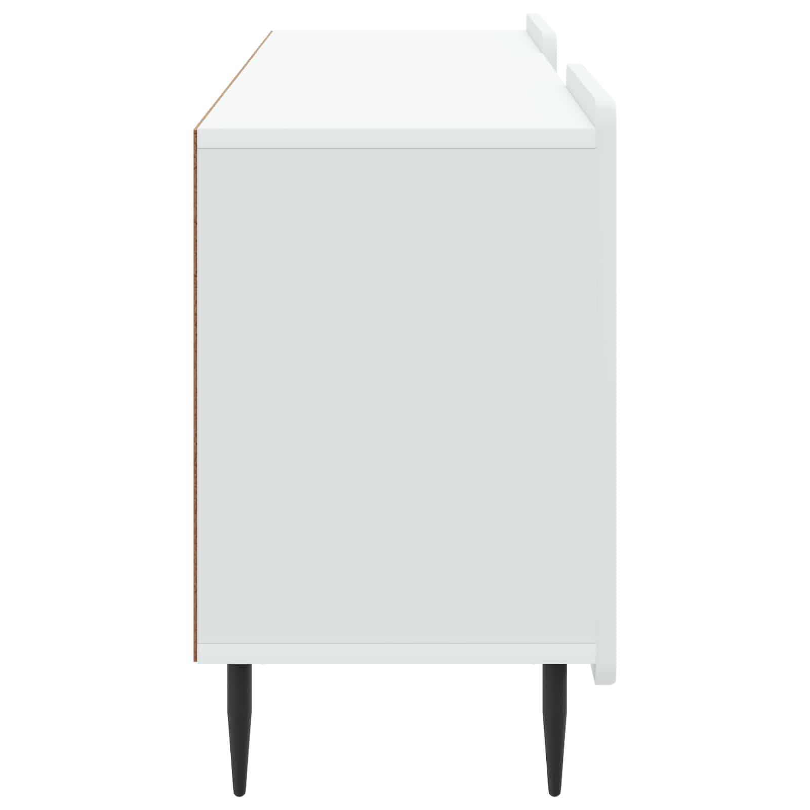 TV skapītis Balts 150x31x52 cm Apstrādāta koksne