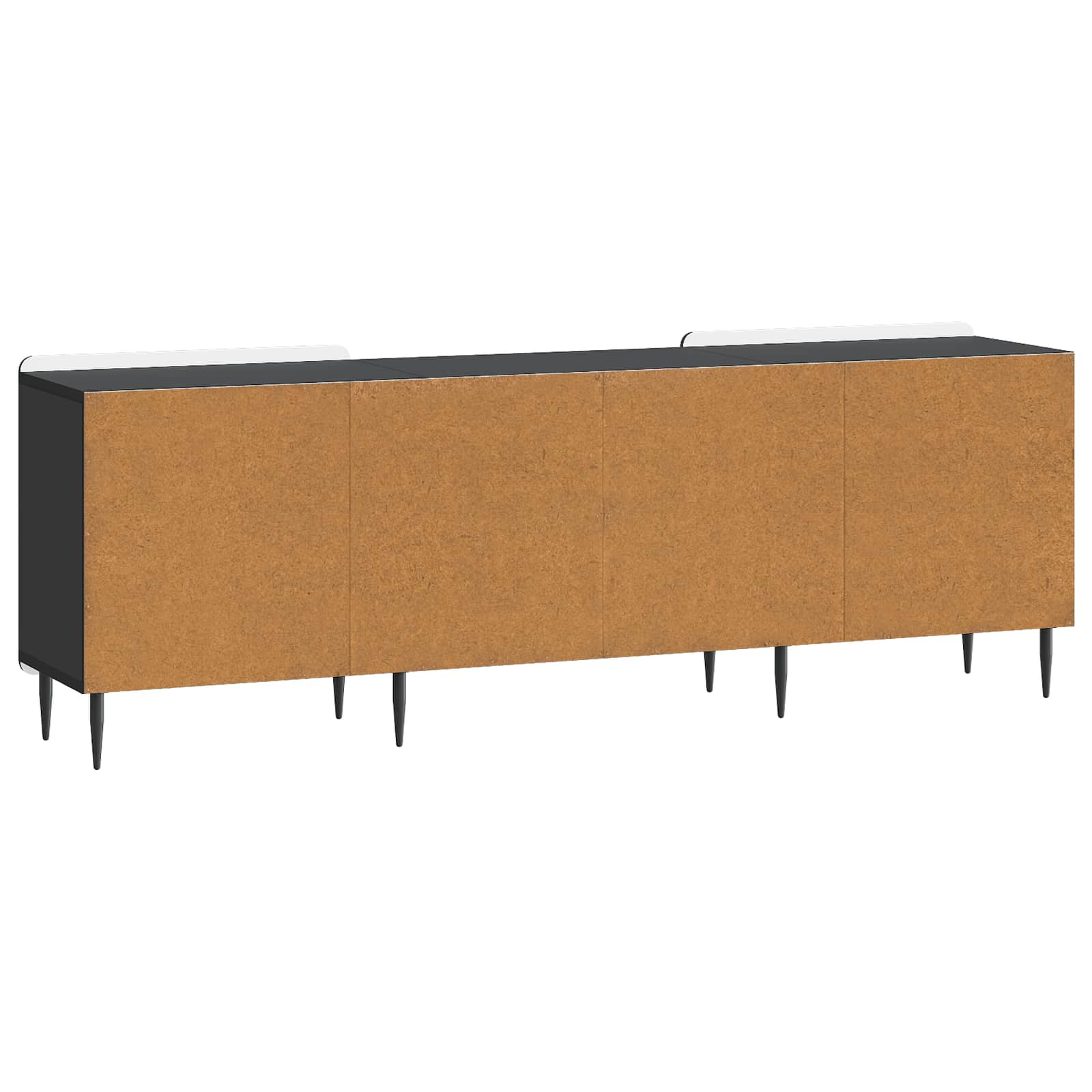 Televizoriaus spintelė Juoda 150 x 31 x 52 cm Apdirbta mediena