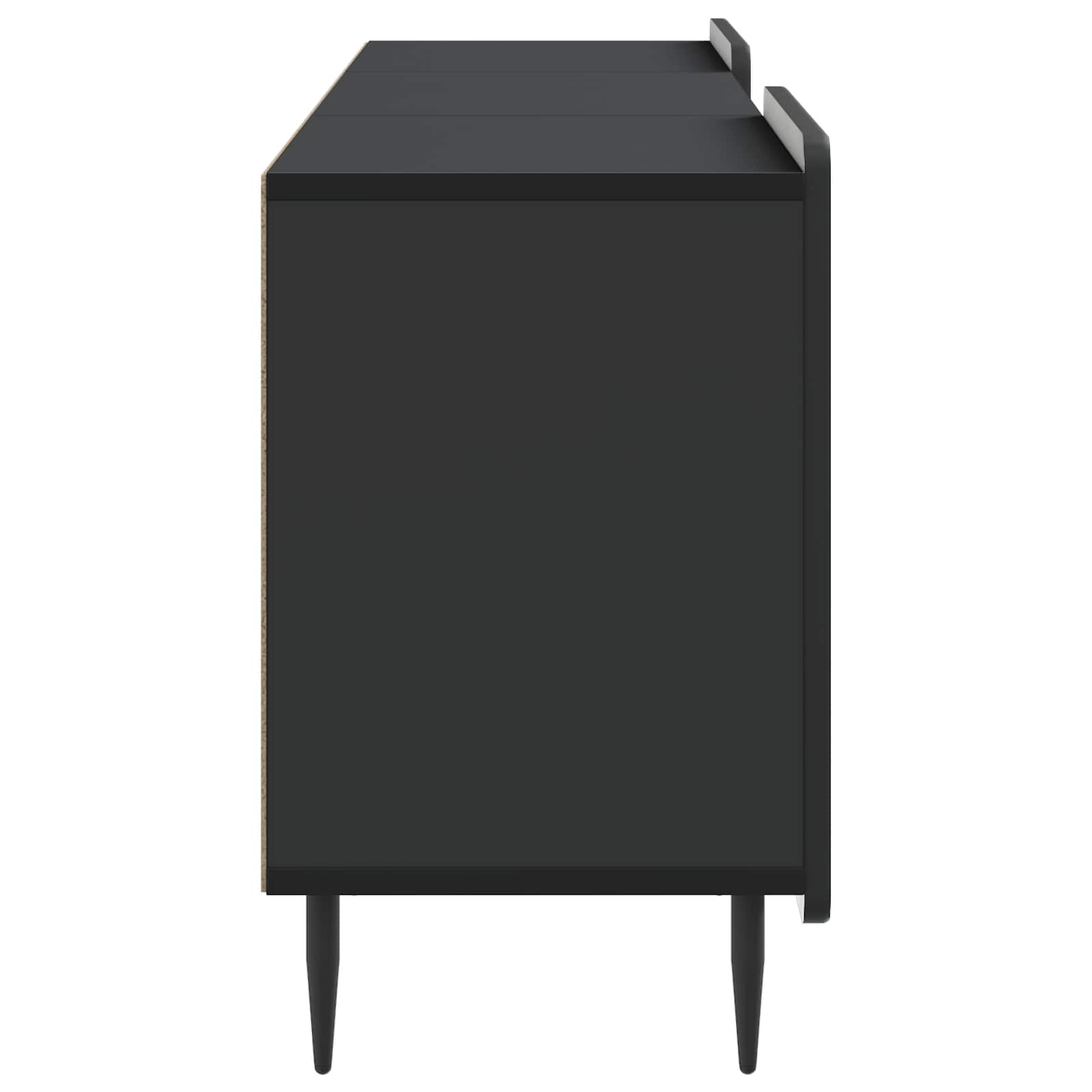 Televizoriaus spintelė Juoda 150 x 31 x 52 cm Apdirbta mediena