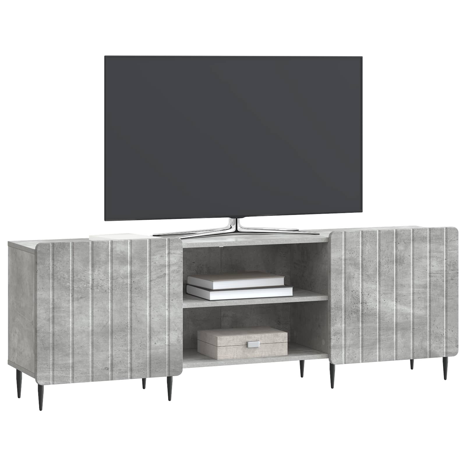 Televizoriaus spintelė Betono pilka 150 x 31 x 52 cm