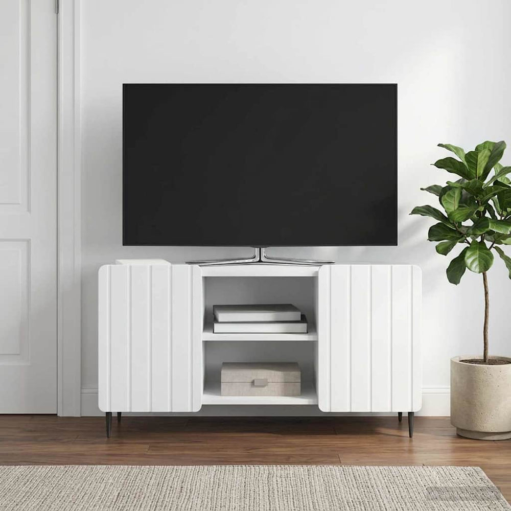 Televizoriaus spintelė Balta 102 x 34,5 x 52 cm