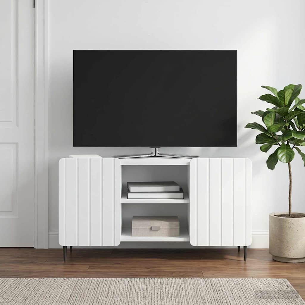 Televizoriaus spintelė Balta 102 x 34,5 x 52 cm