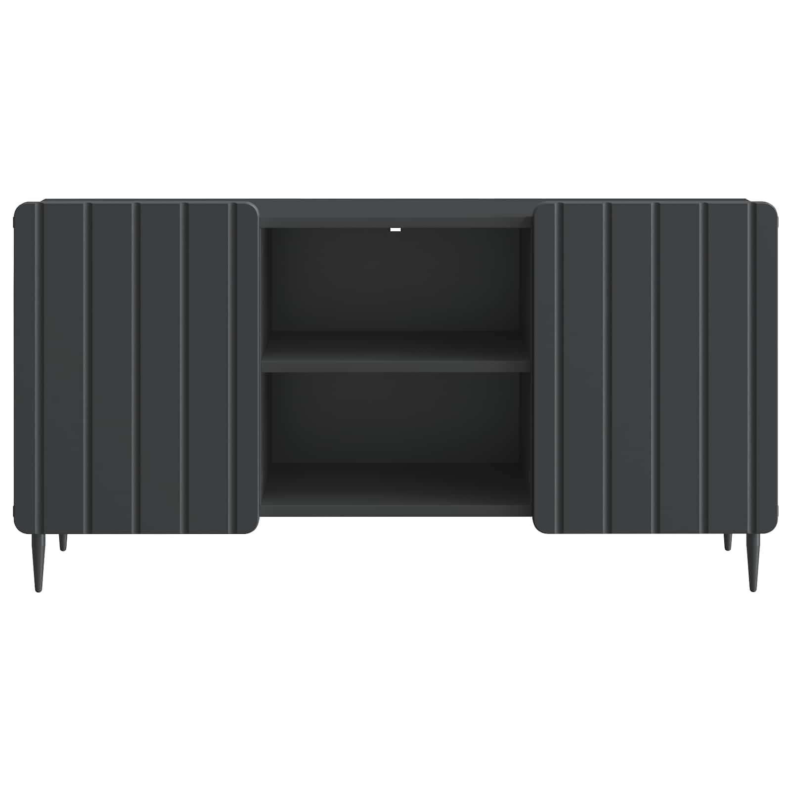 TV skapis Melns 102 x 34,5 x 52 cm