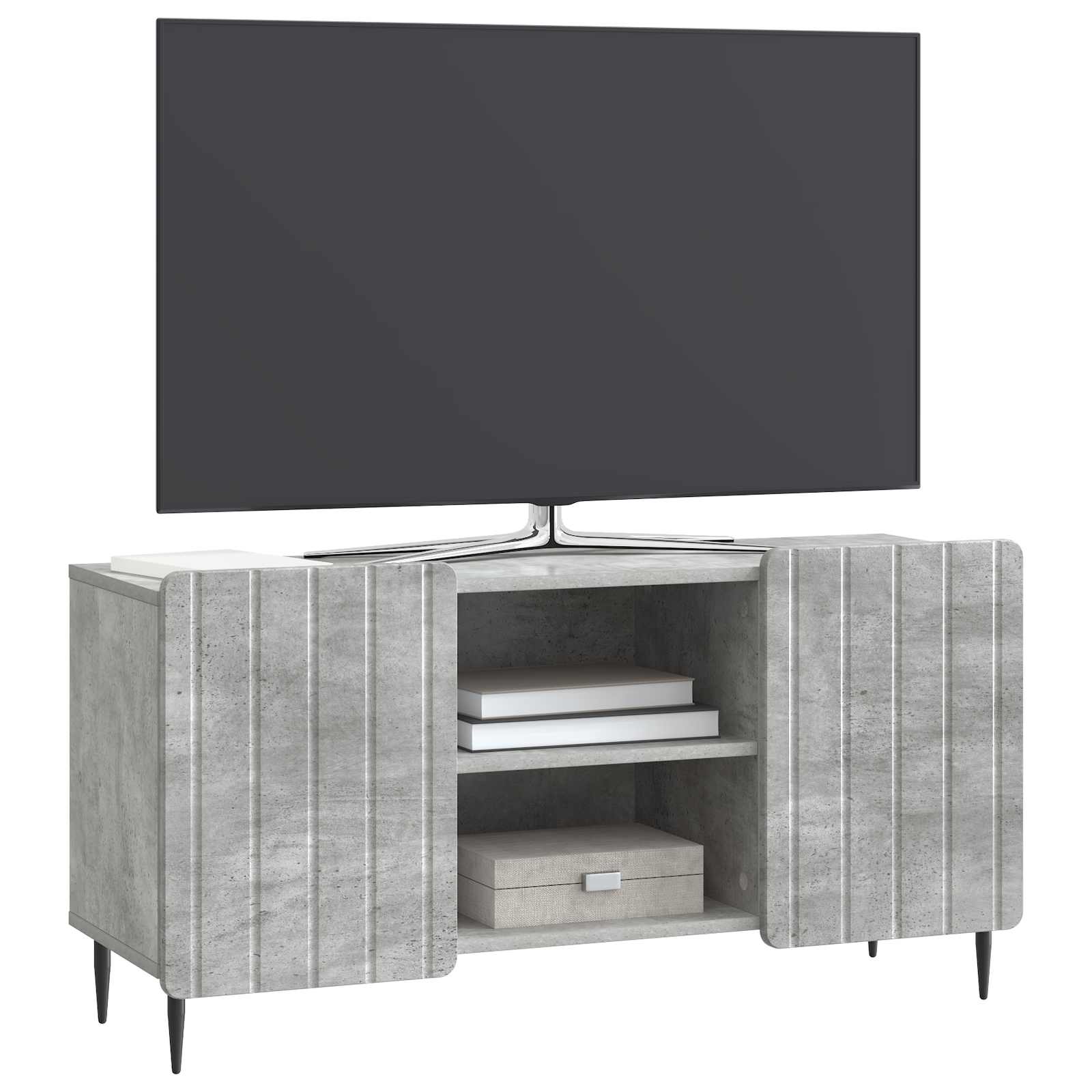 Televizoriaus spintelė Betono pilka 102 x 34,5 x 52 cm