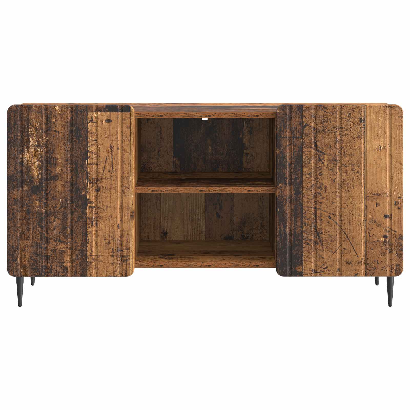 TV skapītis, nolietota koka apdare, 102 x 34,5 x 52 cm