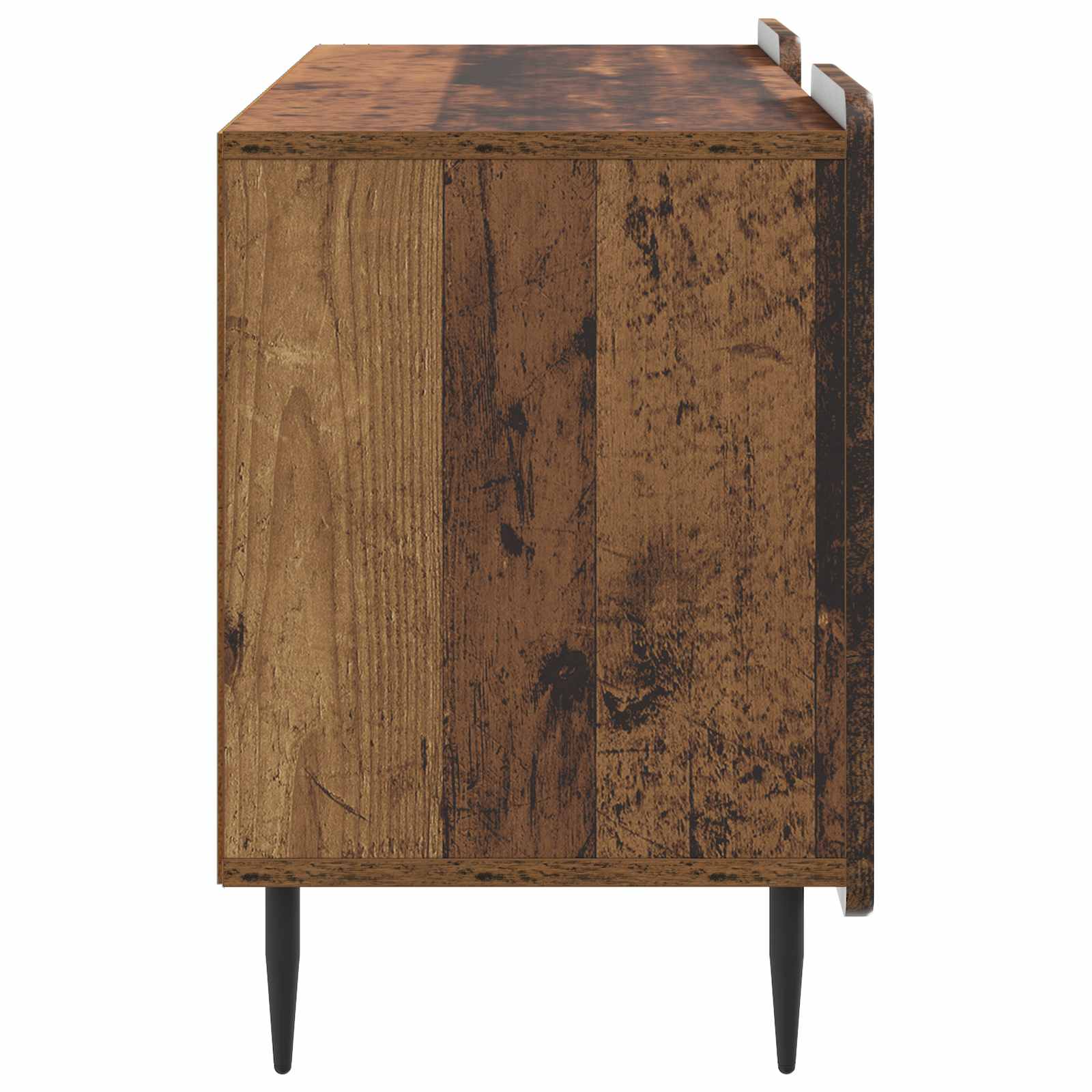 TV skapītis, nolietota koka apdare, 102 x 34,5 x 52 cm