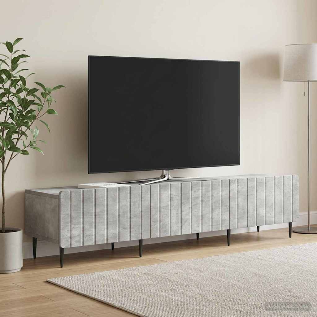 TV skapītis Betona pelēks 147 x 34,5 x 32 cm