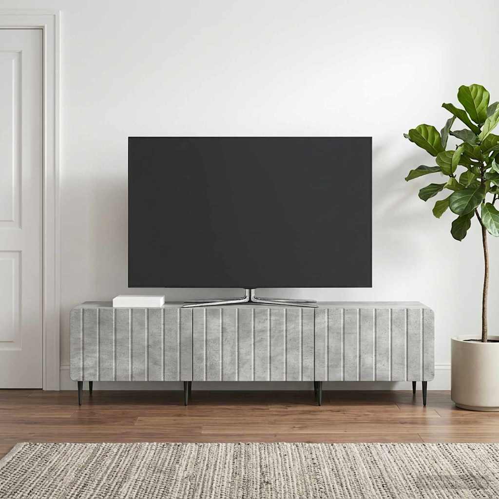 Televizoriaus spintelė Betono pilka 147 x 34,5 x 32 cm