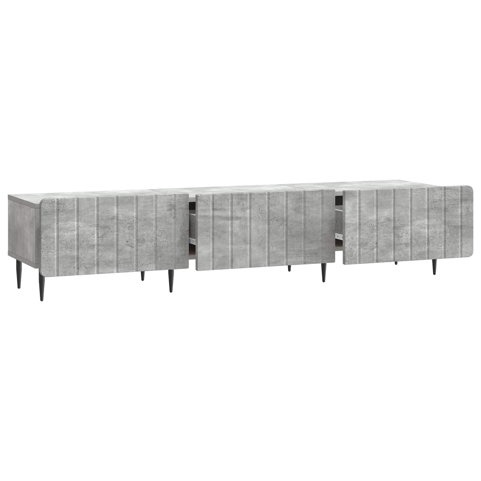 Televizoriaus spintelė Betono pilka 147 x 34,5 x 32 cm