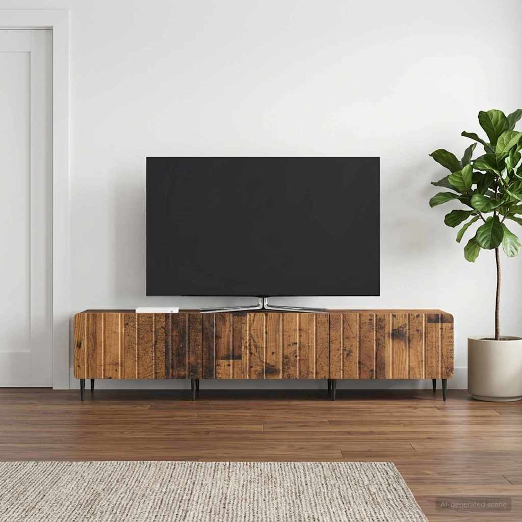 Televizoriaus spintelė Sendintos medienos 147 x 34,5 x 32 cm