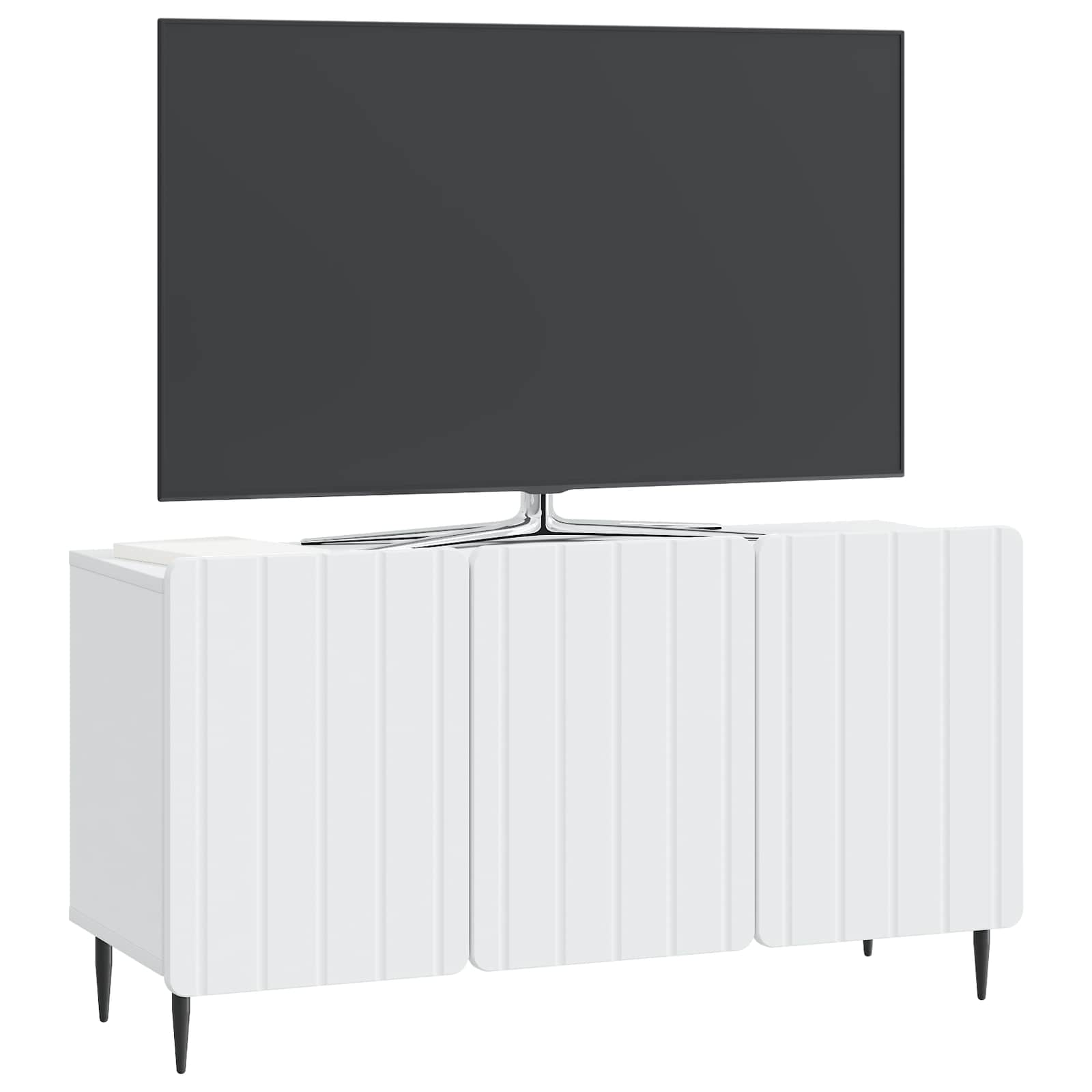 Televizoriaus spintelė Balta 99 x 34,5 x 52 cm Apdirbta mediena
