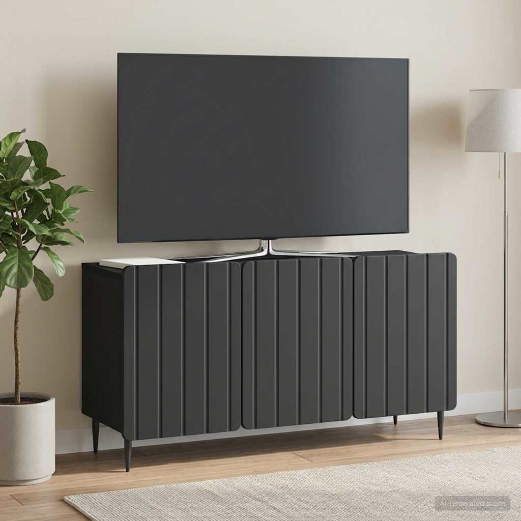 Televizoriaus spintelė Juoda 99 x 34,5 x 52 cm Apdirbta mediena